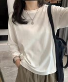 【アイモハ/aimoha】の【BANICO】ラグランスリーブコットンロングTシャツ 人気、トレンドファッション・服の通販 founy(ファニー) ファッション Fashion レディースファッション Fashion for Women トップス・カットソー Cut & Sew Tops シャツ・ブラウス・オフィスカジュアル Elegant Blouses & Button-Ups ロングTシャツ・Tシャツ Longline T-Shirts & Tees おすすめ Recommended / Our Picks シンプル Simple, Minimal スリーブ Sleeve, Long Sleeve / Short Sleeve デニム Denim, Jeans Material フェミニン Feminine, Girly ラウンド Round, Round Neck リラックス Relax, Relaxed Fit ロング Long, Long-Length thumbnail ホワイト|ID: prp329100004776995 ipo3291000000034632419