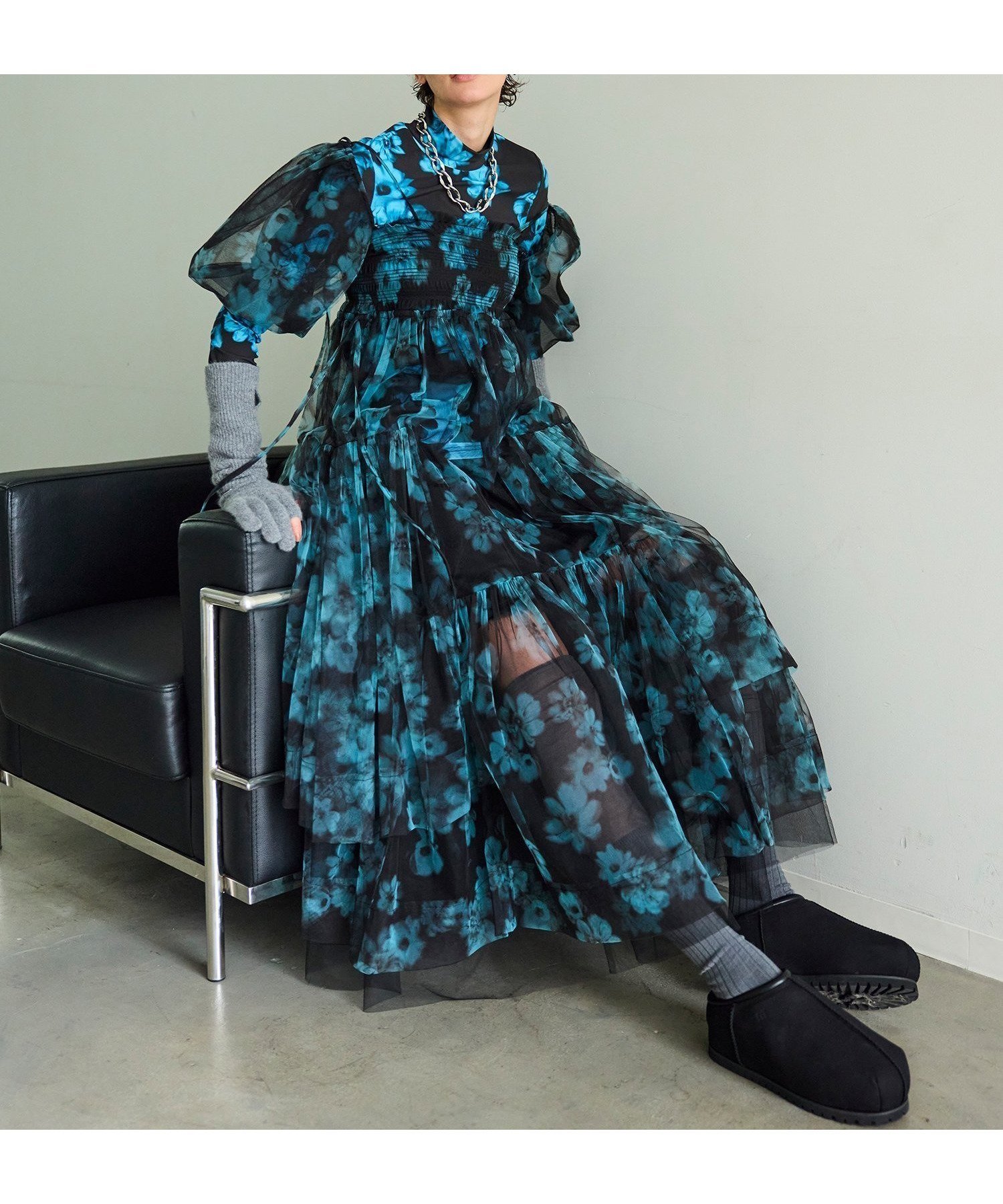 【メゾンスペシャル/MAISON SPECIAL】の2WAYチュールボリュームフラワープリントキャミワンピース 人気、トレンドファッション・服の通販 founy(ファニー) 　ファッション　Fashion　レディースファッション　Fashion for Women　ワンピース　Dresses　キャミソールワンピース　Camisole Dresses　 other-1|ID: prp329100004776999 ipo3291000000034906534