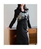 【ビーフラット/bflat】のピンストライプテーラードビスチェドレス 2点セット パーティードレス 人気、トレンドファッション・服の通販 founy(ファニー) ファッション Fashion レディースファッション Fashion for Women トップス・カットソー Cut & Sew Tops ビスチェ Bustiers & Corset Tops / Layered Bustier Style ワンピース Dresses フォーマル・パーティードレス・結婚式用ドレス Elegant & Casual Dresses エレガント 上品 Elegant シェイプ Shape, Slim Fit ストライプ Stripe, Striped Pattern スリット Slit, Slit Detail ドレス Dress, One-Piece ビスチェ Bustier, Corset Top フラワー Flower, Floral フロント Front, Front Design レース Lace, Lace Fabric おすすめ Recommended / Our Picks 結婚式 Wedding 披露宴 Wedding Reception 二次会 After Party thumbnail ブラック|ID: prp329100004777010 ipo3291000000034632604