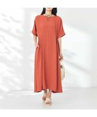 【アー ヴェー ヴェー/a.v.v】の【接触冷感/洗える/ストレッチ/UVカット】ウエスト切り替えドルマンワンピース オレンジ|ID: prp329100004777048 ipo3291000000034633374