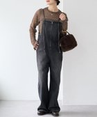 【リヴドロワ/RIVE DROITE】の【シーズン問わず使える】デニムサロペット 人気、トレンドファッション・服の通販 founy(ファニー) ファッション Fashion レディースファッション Fashion for Women ワンピース Dresses サロペット&オールインワン Dungarees & Jumpsuit Styles サロペット Overalls, Salopette ストレート Straight, Straight Cut デニム Denim, Jeans Material フロント Front, Front Design ポケット Pocket, Pocket Detail ラップ Wrap, Wrap Design 再入荷 Restock / Back in Stock おすすめ Recommended / Our Picks thumbnail ブラック|ID: prp329100004777079 ipo3291000000035082151