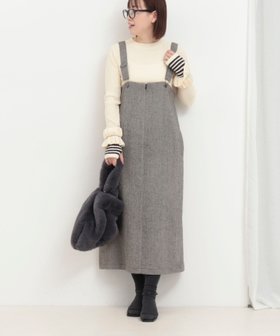 【フレディ&グロスター/FREDY&GLOSTER】のヘリンボーンナロージャンスカ 人気、トレンドファッション・服の通販 founy(ファニー) ファッション Fashion レディースファッション Fashion for Women クラシック Classic, Timeless Style 今季 This Season, Current Season バランス Balance, Style Balance フィット Fit, Slim Fit フロント Front, Front Design ポケット Pocket, Pocket Detail リブニット Rib Knit, Ribbed Knit おすすめ Recommended / Our Picks エレガント 上品 Elegant 2025年 2025 2025-2026秋冬・A/W Autumn/Winter 2025–26 AW25–26 |ID:prp329100004777089