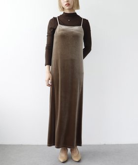 【スリーフォータイム/Three Four Time】のThree Four Time/ベロアカップ付きワンピース 人気、トレンドファッション・服の通販 founy(ファニー) ファッション Fashion レディースファッション Fashion for Women ワンピース Dresses ベロア Velour, Soft Velvet |ID:prp329100004777094