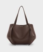 【チャールズ アンド キース/CHARLES & KEITH】のCalla カルラ ラージトートバッグ EspressoBrown|ID: prp329100004777106 ipo3291000000034634380