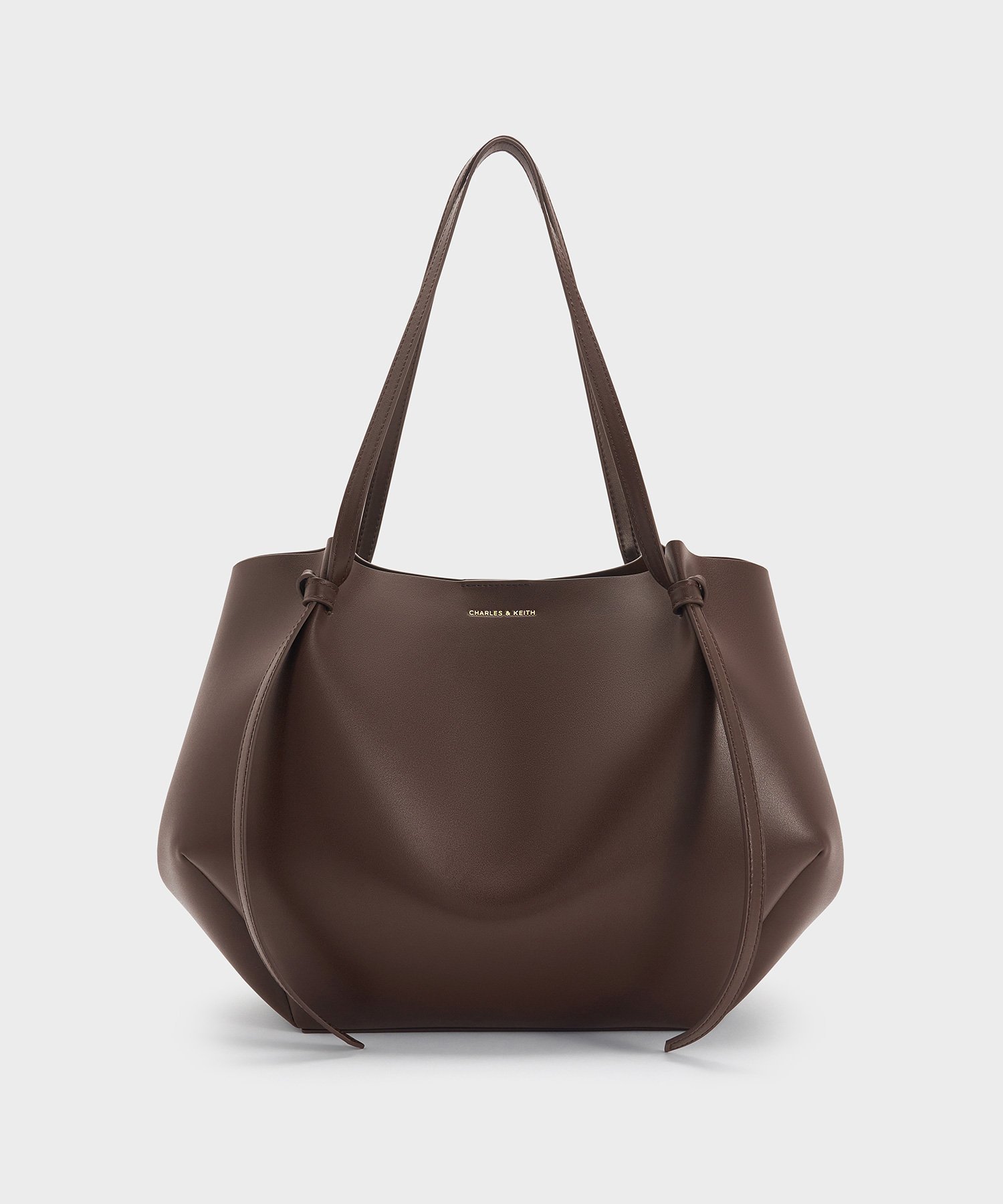 【チャールズ アンド キース/CHARLES & KEITH】のCalla カルラ ラージトートバッグ インテリア・キッズ・メンズ・レディースファッション・服の通販 founy(ファニー) 　ファッション　Fashion　レディースファッション　Fashion for Women　バッグ　Bags　フォルム　Silhouette, Form　マグネット　Magnet, Magnetic Closure　ビジネス 仕事 通勤　Business / Work / Commuting　EspressoBrown|ID: prp329100004777106 ipo3291000000034634380