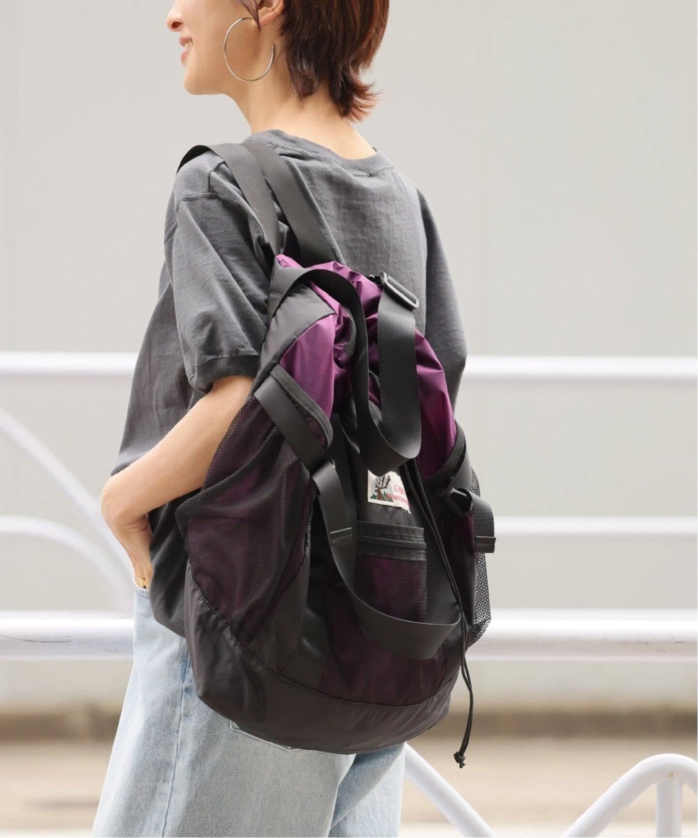 【ジャーナルスタンダード レリューム/JOURNAL STANDARD relume】の《WEB限定追加10》別注【CARIBOU MOUNTAINEERING】 バックパック インテリア・キッズ・メンズ・レディースファッション・服の通販 founy(ファニー) ファッション Fashion レディースファッション Fashion for Women バッグ Bags カリフォルニア California, Cali Style 軽量 Lightweight, Ultra Light ジップ Zip, Zipper スマート Smart, Elegant ドローコード Drawcord, Drawstring Cord 別注 Limited Edition, Custom Order メッシュ Mesh, Net Fabric 2025年 2025 2025-2026秋冬・A/W Autumn/Winter 2025–26 AW25–26 パープル C|ID: prp329100004777111 ipo3291000000034634486