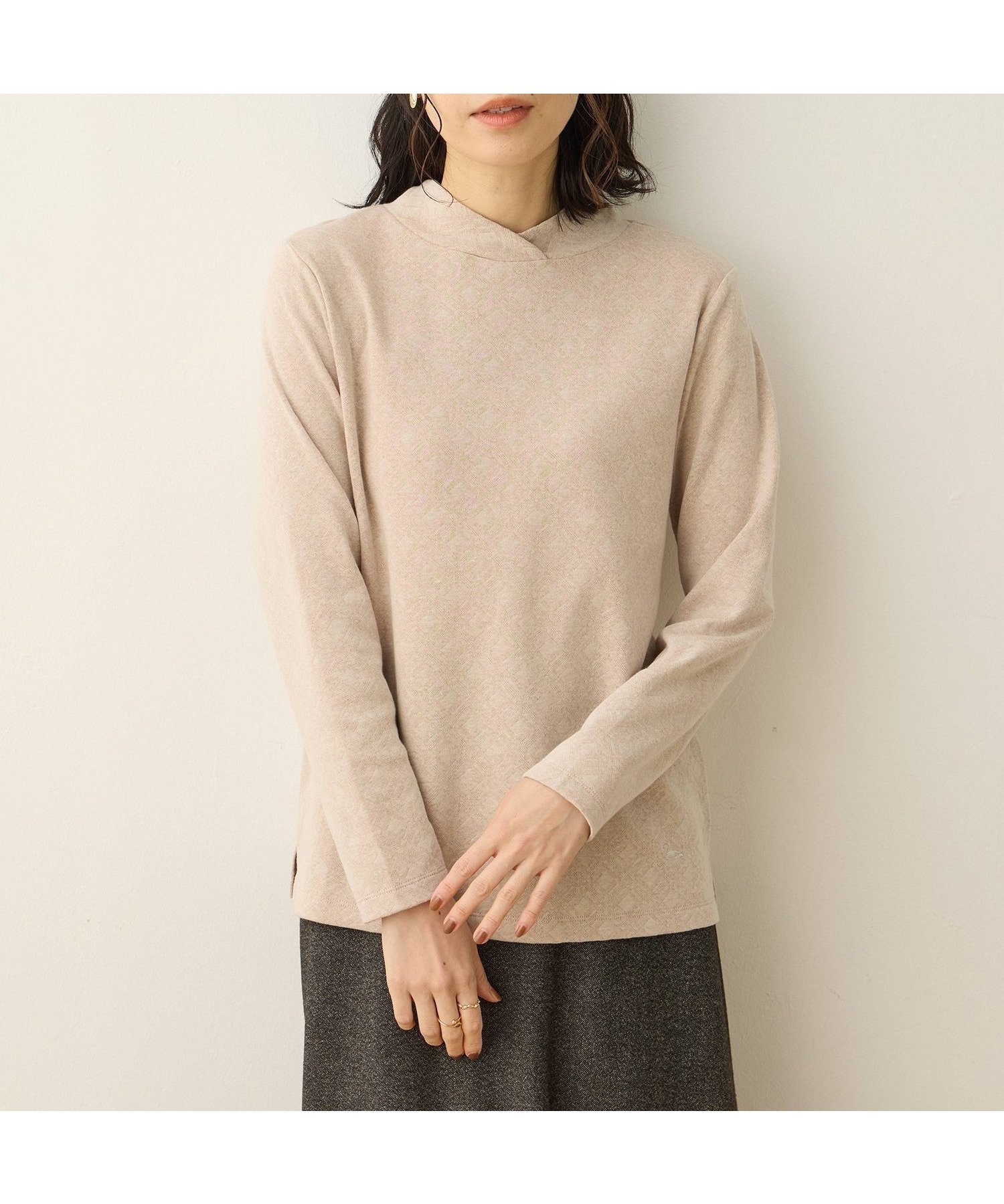 【デコイ/DECOY Since1981】のショールカラープルオーバー インテリア・キッズ・メンズ・レディースファッション・服の通販 founy(ファニー) 　ファッション　Fashion　レディースファッション　Fashion for Women　トップス・カットソー　Cut & Sew Tops　カジュアルプルオーバー・ニットトップス　Pullovers & Knit Tops / Casual Pullovers　ショール　Shawl, Wrap　シンプル　Simple, Minimal　エレガント 上品　Elegant　無地　Plain, Solid Color　アイボリー|ID: prp329100004777120 ipo3291000000034634845