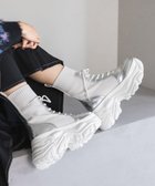 【ページボーイ/PAGEBOY】のレースアップソックスブーツ 人気、トレンドファッション・服の通販 founy(ファニー) ファッション Fashion レディースファッション Fashion for Women ソックス&靴下 Socks & Hosiery ストレッチ Stretch, Stretchy Fabric レース Lace, Lace Fabric ロング Long, Long-Length thumbnail オフホワイト05|ID: prp329100004777125 ipo3291000000034635013