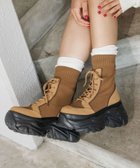 【ページボーイ/PAGEBOY】のレースアップソックスブーツ 人気、トレンドファッション・服の通販 founy(ファニー) ファッション Fashion レディースファッション Fashion for Women ソックス&靴下 Socks & Hosiery ストレッチ Stretch, Stretchy Fabric レース Lace, Lace Fabric ロング Long, Long-Length thumbnail ブラウン55|ID: prp329100004777125 ipo3291000000034635017