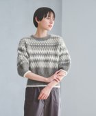 【ユナイテッドアローズ/UNITED ARROWS】のフォックスカシミヤ パフスリーブ ジャガードニット 人気、トレンドファッション・服の通販 founy(ファニー) ファッション Fashion レディースファッション Fashion for Women トップス・カットソー Cut & Sew Tops ニット Knit Tops & Sweaters インナー Innerwear コンパクト Compact, Small Size 軽量 Lightweight, Ultra Light スリーブ Sleeve, Long Sleeve / Short Sleeve 時計 Watch, Wristwatch フォックス Fox, Fox Fur ブレスレット Bracelet, Wristband おすすめ Recommended / Our Picks thumbnail MD.GRAY|ID: prp329100004777152 ipo3291000000034635733
