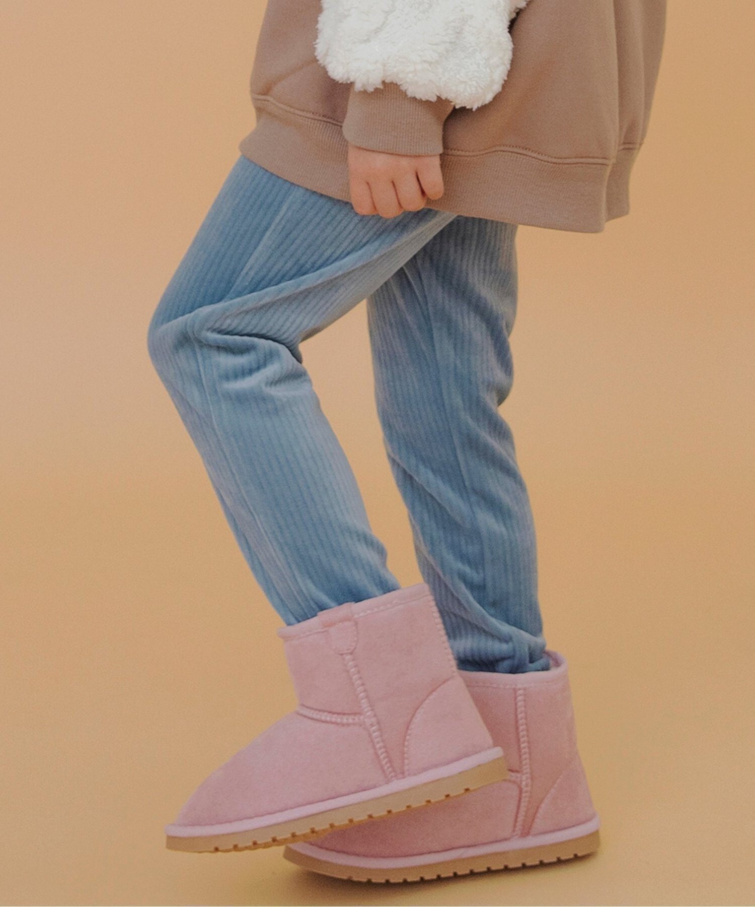 【エフオー オンラインストア/F.O.Online Store / KIDS】のあったかふわとろスキニーパンツ インテリア・キッズ・メンズ・レディースファッション・服の通販 founy(ファニー) ファッション Fashion キッズファッション Fashion for Kids ボトムス Bottoms コレクション Collection, Seasonal Line トレーナー Sweatshirt, Trainer ボトム Bottoms, Lower Wear 冬 Winter / This Winter サックス|ID: prp329100004777168 ipo3291000000034683249