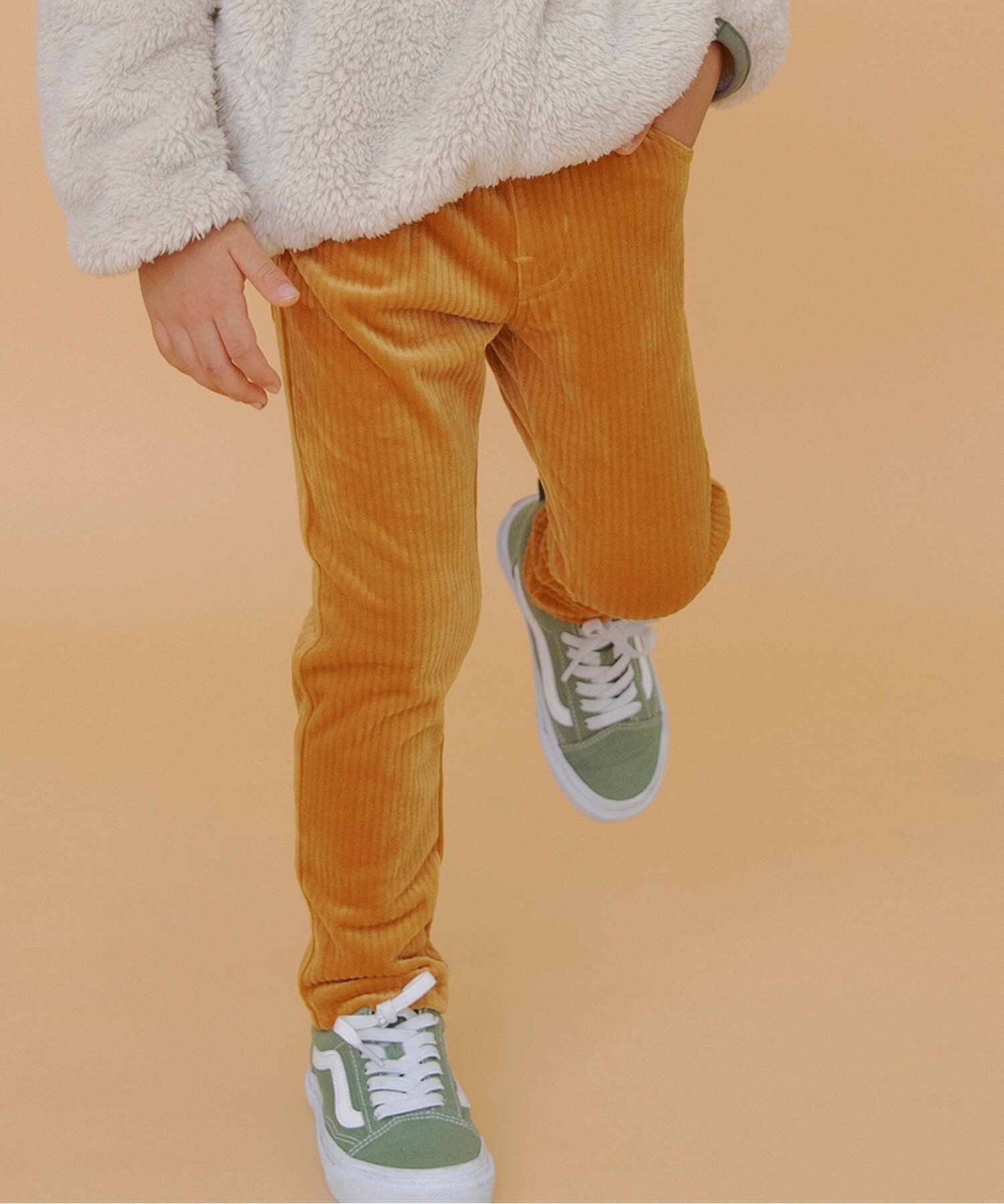 【エフオー オンラインストア/F.O.Online Store / KIDS】のあったかふわとろスキニーパンツ インテリア・キッズ・メンズ・レディースファッション・服の通販 founy(ファニー) ファッション Fashion キッズファッション Fashion for Kids ボトムス Bottoms コレクション Collection, Seasonal Line トレーナー Sweatshirt, Trainer ボトム Bottoms, Lower Wear 冬 Winter / This Winter イエロー|ID: prp329100004777168 ipo3291000000034683250