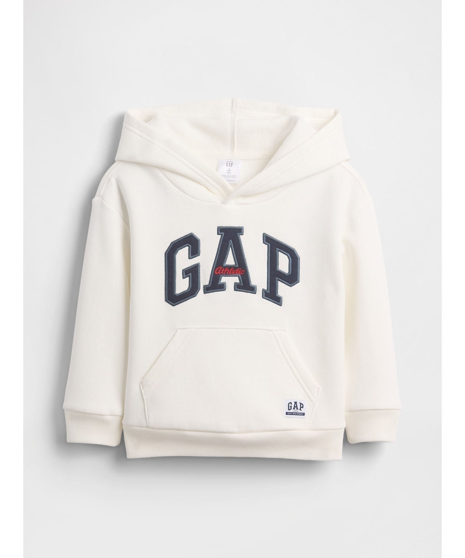 【ギャップ/GAP / KIDS】のJPN IE 30TH PRO FLC LOGO PO HD インテリア・キッズ・メンズ・レディースファッション・服の通販 founy(ファニー) 　ファッション　Fashion　キッズファッション　Fashion for Kids　ショルダー　Shoulder, Shoulder Strap　ドロップ　Drop Shoulder, Dropped Style　フィット　Fit, Slim Fit　フロント　Front, Front Design　ベビー　Baby, Babywear　ポケット　Pocket, Pocket Detail　リラックス　Relax, Relaxed Fit　長袖　Long Sleeve, Full Sleeve　NEW_OFF_WHITE|ID: prp329100004777182 ipo3291000000034636763
