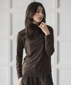 【メイソングレイ/MAYSON GREY】のメランジリブタートルネックプルオーバー≪手洗い可能≫ 人気、トレンドファッション・服の通販 founy(ファニー) ファッション Fashion レディースファッション Fashion for Women トップス・カットソー Cut & Sew Tops カジュアルプルオーバー・ニットトップス Pullovers & Knit Tops / Casual Pullovers タートルネック・ハイネックトップス Turtlenecks & High-Neck Tops インナー Innerwear 秋 Autumn シアー Sheer, See-Through タートルネック Turtleneck, High Neck なめらか Smooth, Silky Texture 長袖 Long Sleeve, Full Sleeve パターン Pattern, Design Print フィット Fit, Slim Fit ベスト Vest, Waistcoat 無地 Plain, Solid Color ロング Long, Long-Length A/W・秋冬 Autumn/Winter 2025年 2025 2025-2026秋冬・A/W Autumn/Winter 2025–26 AW25–26 thumbnail ブラウン|ID: prp329100004777194 ipo3291000000034637016