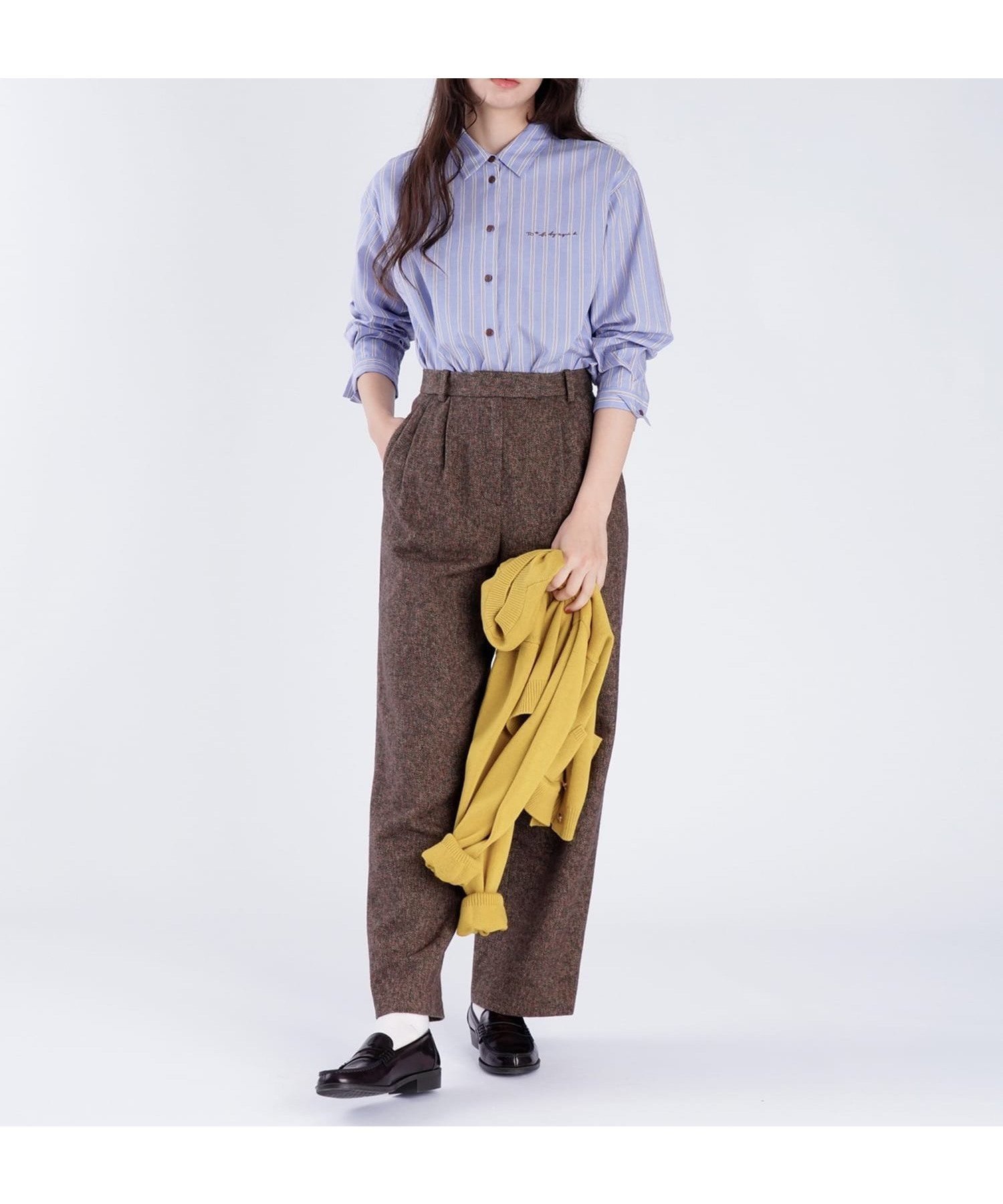 【アニエスベー ファム/agnes b. FEMME】のブロードストライプシャツ 人気、トレンドファッション・服の通販 founy(ファニー) ファッション Fashion レディースファッション Fashion for Women トップス・カットソー Cut & Sew Tops シャツ・ブラウス・オフィスカジュアル Elegant Blouses & Button-Ups ストライプ Stripe, Striped Pattern other-1|ID: prp329100004777223 ipo3291000000034637772