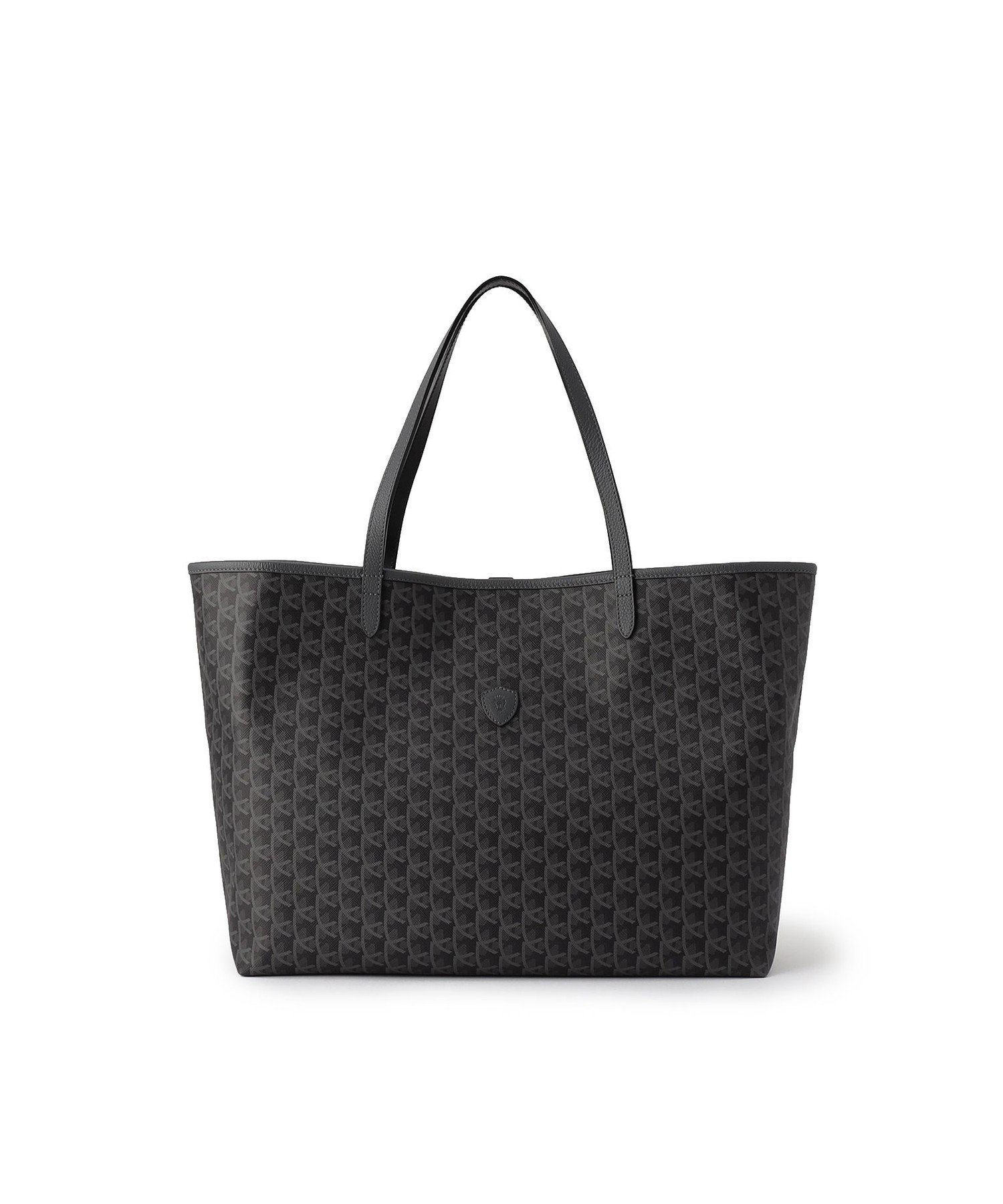 【フェリージ/Felisi】の【Felisi/フェリージ】モノグラム トートバッグ 15/20/MM+LD インテリア・キッズ・メンズ・レディースファッション・服の通販 founy(ファニー) 　ファッション　Fashion　レディースファッション　Fashion for Women　バッグ　Bags　エレガント 上品　Elegant　オケージョン　Occasion Wear　キャンバス　Canvas, Canvas Fabric　コレクション　Collection, Seasonal Line　コーティング　Coating, Coated Finish　シンプル　Simple, Minimal　パターン　Pattern, Design Print　ファブリック　Fabric, Textile　フォルム　Silhouette, Form　ポケット　Pocket, Pocket Detail　モダン　Modern, Contemporary　モチーフ　Motif, Design Theme　ラップ　Wrap, Wrap Design　BLACK×ASPHALT|ID: prp329100004777247 ipo3291000000034638167