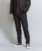 【ユナイテッドアローズ/UNITED ARROWS / MEN】のサキソニー ノープリーツ スリム パンツ -ストレッチ セットアップ対応- DK.BROWN|ID: prp329100004777269 ipo3291000000034638470