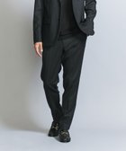 【ユナイテッドアローズ/UNITED ARROWS / MEN】のサキソニー ノープリーツ スリム パンツ -ストレッチ セットアップ対応- DK.GREEN|ID: prp329100004777269 ipo3291000000034638471