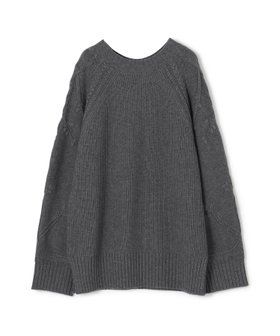 【トゥモローランド/TOMORROWLAND】のセミウーステッドウール クルーネックプルオーバー 人気、トレンドファッション・服の通販 founy(ファニー) ファッション Fashion レディースファッション Fashion for Women トップス・カットソー Cut & Sew Tops カジュアルプルオーバー・ニットトップス Pullovers & Knit Tops / Casual Pullovers おすすめ Recommended / Our Picks タートルネック Turtleneck, High Neck フォルム Silhouette, Form リラックス Relax, Relaxed Fit 畦 Ribbed Knit |ID:prp329100004777274