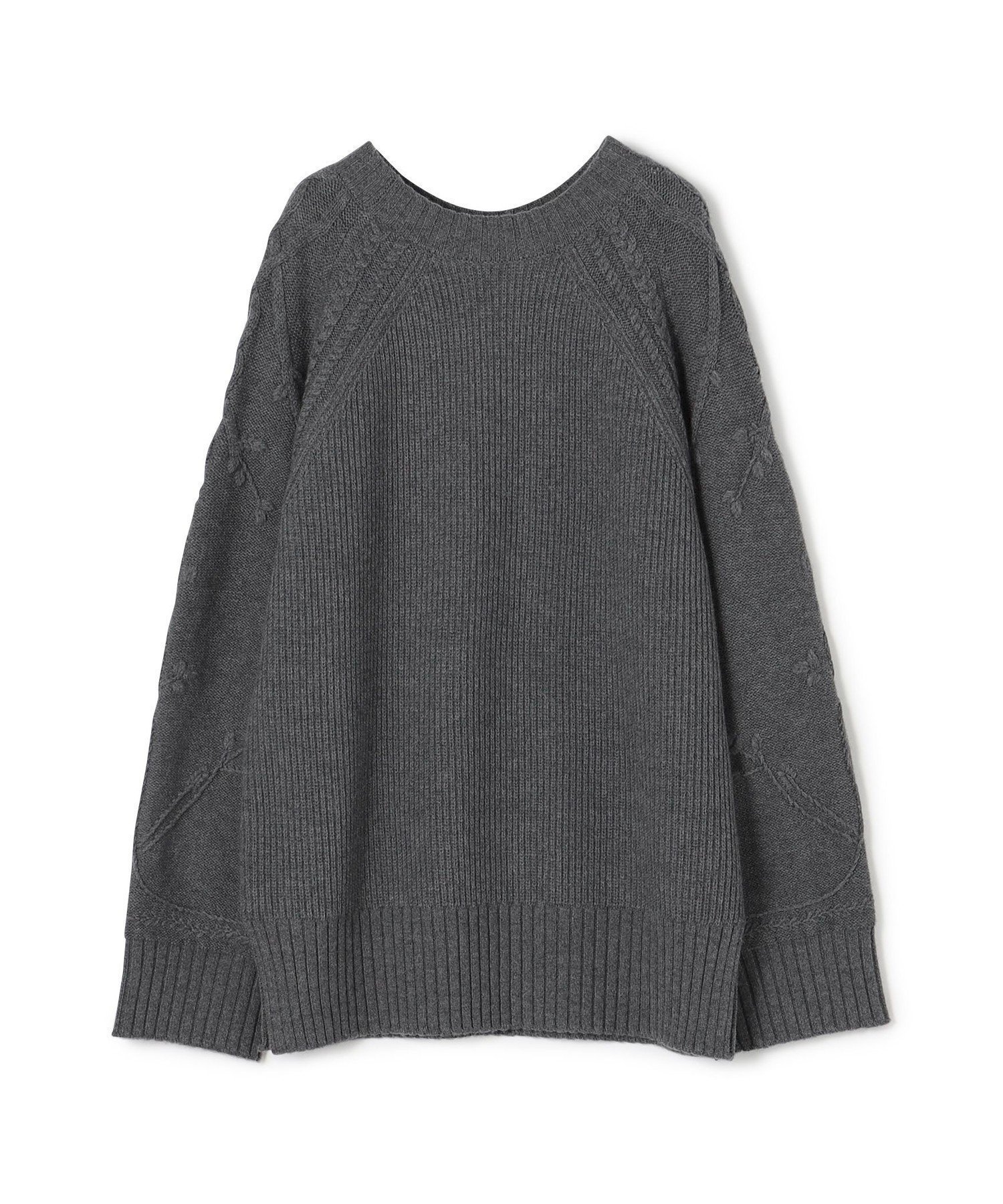 【トゥモローランド/TOMORROWLAND】のセミウーステッドウール クルーネックプルオーバー インテリア・キッズ・メンズ・レディースファッション・服の通販 founy(ファニー) 　ファッション　Fashion　レディースファッション　Fashion for Women　トップス・カットソー　Cut & Sew Tops　カジュアルプルオーバー・ニットトップス　Pullovers & Knit Tops / Casual Pullovers　おすすめ　Recommended / Our Picks　タートルネック　Turtleneck, High Neck　フォルム　Silhouette, Form　リラックス　Relax, Relaxed Fit　畦　Ribbed Knit　15 グレー|ID: prp329100004777274 ipo3291000000034638520