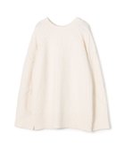 【トゥモローランド/TOMORROWLAND】のセミウーステッドウール クルーネックプルオーバー 人気、トレンドファッション・服の通販 founy(ファニー) ファッション Fashion レディースファッション Fashion for Women トップス・カットソー Cut & Sew Tops カジュアルプルオーバー・ニットトップス Pullovers & Knit Tops / Casual Pullovers おすすめ Recommended / Our Picks タートルネック Turtleneck, High Neck フォルム Silhouette, Form リラックス Relax, Relaxed Fit 畦 Ribbed Knit thumbnail 11 ホワイト|ID: prp329100004777274 ipo3291000000034638521