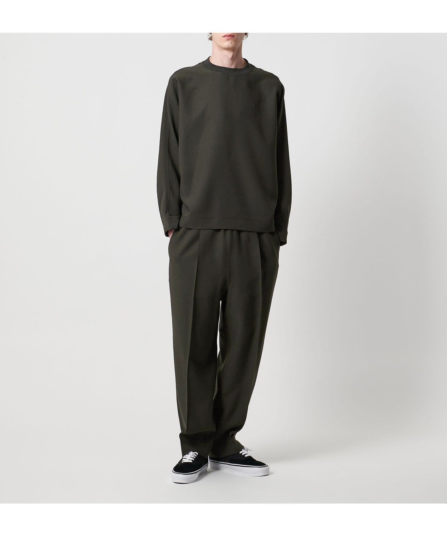 【ユナイテッドアローズ/UNITED ARROWS / MEN】のD.O UNITED ARROWS BY DAISUKE OBANA +10 CR 1P PANTS/パンツ インテリア・キッズ・メンズ・レディースファッション・服の通販 founy(ファニー) 　ファッション　Fashion　メンズファッション　Fashion for Men　ボトムス　Bottoms　エレガント 上品　Elegant　コレクション　Collection, Seasonal Line　ジャケット　Jacket, Outerwear　スラックス　Slacks, Dress Pants　スリーブ　Sleeve, Long Sleeve / Short Sleeve　セットアップ　Set-Up, Coordinated Outfit　定番　Standard, Basic Item　ルーズ　Loose, Oversized　ロング　Long, Long-Length　A/W・秋冬　Autumn/Winter　おすすめ　Recommended / Our Picks　OLIVE|ID: prp329100004777280 ipo3291000000034638661