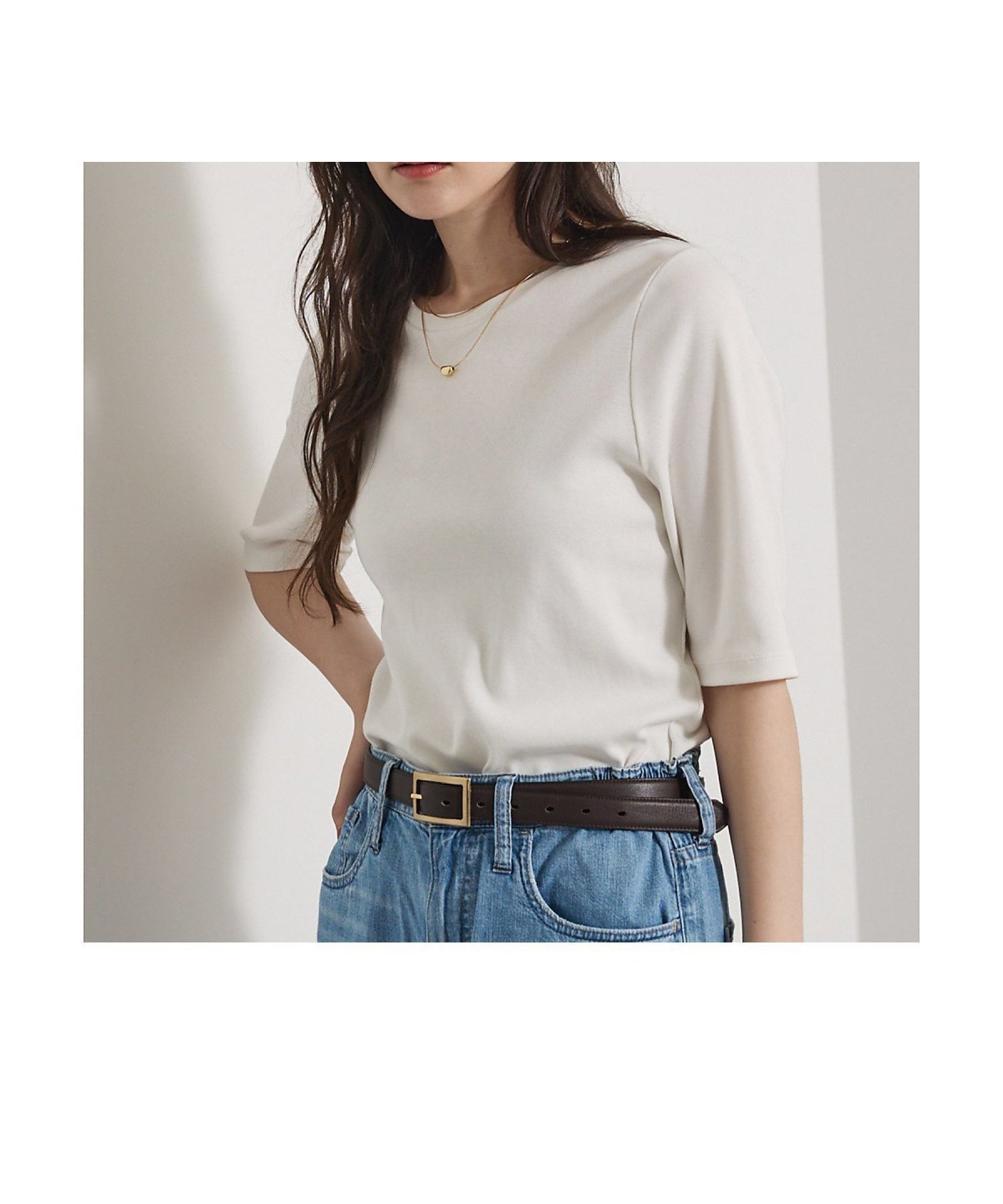 【カリテ/qualite】のプレミアムフライスT インテリア・キッズ・メンズ・レディースファッション・服の通販 founy(ファニー) 　ファッション　Fashion　レディースファッション　Fashion for Women　インド　Indian Textile　インナー　Innerwear　クール　Cool, Chic　サンダル　Sandals, Summer Shoes　シンプル　Simple, Minimal　ジャケット　Jacket, Outerwear　バランス　Balance, Style Balance　フィット　Fit, Slim Fit　プレミアム　Premium, High-End　ワイド　Wide, Wide Fit　エレガント 上品　Elegant　オフホワイト|ID: prp329100004777532 ipo3291000000035008773