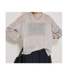【カリテ/qualite】の【大人気ラメシリーズ】ラメシアーボックスニット 人気、トレンドファッション・服の通販 founy(ファニー) ファッション Fashion レディースファッション Fashion for Women トップス・カットソー Cut & Sew Tops ニット Knit Tops & Sweaters インナー Innerwear サンダル Sandals, Summer Shoes シンプル Simple, Minimal ボックス Boxy, Box Shape ワイド Wide, Wide Fit thumbnail シルバー|ID: prp329100004777534 ipo3291000000035219784