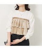 【アバハウスマヴィ/abahouse mavie】の【WEB Domani掲載】ベロアビスチェ付ロンT ベージュ|ID: prp329100004777542 ipo3291000000034698224