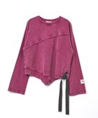 【アウラアイラ/AULA AILA】の【AVIREX】ASYMMETRY PULLOVER 人気、トレンドファッション・服の通販 founy(ファニー) ファッション Fashion レディースファッション Fashion for Women トップス・カットソー Cut & Sew Tops カジュアルプルオーバー・ニットトップス Pullovers & Knit Tops / Casual Pullovers アシンメトリー Asymmetrical Style ヴィンテージ Vintage Style コラボ Collaboration, Collab シンプル Simple, Minimal セットアップ Set-Up, Coordinated Outfit デニム Denim, Jeans Material ヘムライン Hemline, Bottom Cut ボトム Bottoms, Lower Wear ポケット Pocket, Pocket Detail ミリタリー Military, Army Style ルーズ Loose, Oversized おすすめ Recommended / Our Picks thumbnail PINK|ID: prp329100004777567 ipo3291000000034977212
