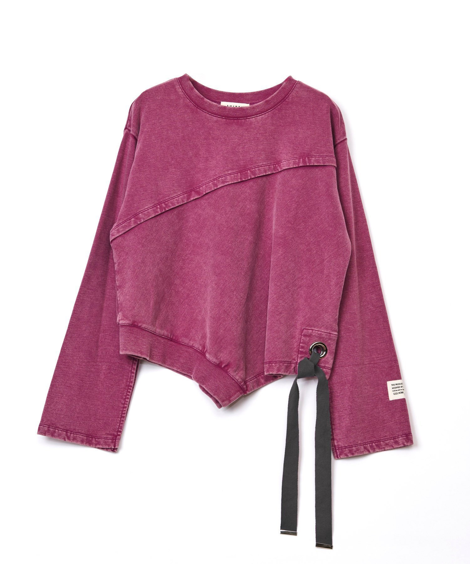 【アウラアイラ/AULA AILA】の【AVIREX】ASYMMETRY PULLOVER インテリア・キッズ・メンズ・レディースファッション・服の通販 founy(ファニー) ファッション Fashion レディースファッション Fashion for Women トップス・カットソー Cut & Sew Tops カジュアルプルオーバー・ニットトップス Pullovers & Knit Tops / Casual Pullovers アシンメトリー Asymmetrical Style ヴィンテージ Vintage Style コラボ Collaboration, Collab シンプル Simple, Minimal セットアップ Set-Up, Coordinated Outfit デニム Denim, Jeans Material ヘムライン Hemline, Bottom Cut ボトム Bottoms, Lower Wear ポケット Pocket, Pocket Detail ミリタリー Military, Army Style ルーズ Loose, Oversized おすすめ Recommended / Our Picks PINK|ID: prp329100004777567 ipo3291000000034977212