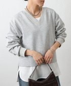 【コロニートゥーワンスリーナイン/COLONY 2139】のダンボールVネックプルオーバー 人気、トレンドファッション・服の通販 founy(ファニー) ファッション Fashion レディースファッション Fashion for Women トップス・カットソー Cut & Sew Tops カジュアルプルオーバー・ニットトップス Pullovers & Knit Tops / Casual Pullovers Vネックトップス V-Neck Tops / V-Cut Neckline Shirts 春 Spring 秋 Autumn フォルム Silhouette, Form ロング Long, Long-Length 再入荷 Restock / Back in Stock エレガント 上品 Elegant thumbnail グレー|ID: prp329100004777578 ipo3291000000034697117