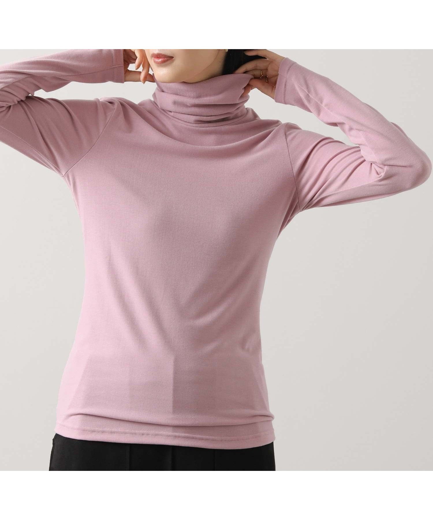 【グレディブリリアン/Gready Brilliant】のGready Brilliant/3_ラグウォームTTL_LS インテリア・キッズ・メンズ・レディースファッション・服の通販 founy(ファニー) ファッション Fashion レディースファッション Fashion for Women アクリル Acrylic Material インナー Innerwear コスチューム Costume, Outfit ストレッチ Stretch, Stretchy Fabric タートル Turtleneck, Turtle Collar なめらか Smooth, Silky Texture A/W・秋冬 Autumn/Winter PNK|ID: prp329100004777580 ipo3291000000034873251