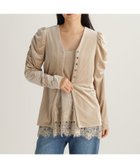 【スタディオ クリップ/studio CLIP】の【daily CLIP】パワショルベロアプルオーバー 人気、トレンドファッション・服の通販 founy(ファニー) ファッション Fashion レディースファッション Fashion for Women トップス・カットソー Cut & Sew Tops カジュアルプルオーバー・ニットトップス Pullovers & Knit Tops / Casual Pullovers ベロアトップス Velour Tops / Velvet-Look Items おすすめ Recommended / Our Picks アンサンブル Ensemble Set カーディガン Cardigan, Knitwear クラシカル Classical, Vintage-Inspired コーデュロイ Corduroy, Cord Fabric デニム Denim, Jeans Material トレンド Trend, Trending Now ベロア Velour, Soft Velvet レース Lace, Lace Fabric エレガント 上品 Elegant thumbnail ベージュ55|ID: prp329100004777583 ipo3291000000034960580