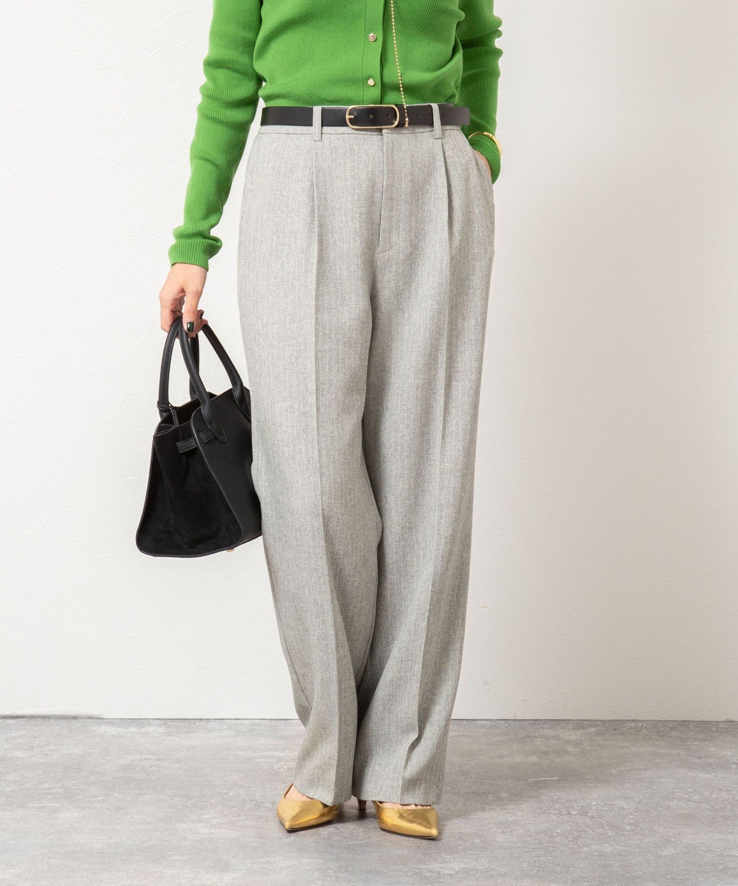 【ノーリーズ/NOLLEY'S】のウォッシャブルウール調愛されセミワイドパンツ インテリア・キッズ・メンズ・レディースファッション・服の通販 founy(ファニー) 　ファッション　Fashion　レディースファッション　Fashion for Women　パンツ　Pants & Trousers　ウォッシャブル　Machine Washable　スニーカー　Sneakers, Trainers　センター　Center, Center Line　定番　Standard, Basic Item　人気　Popular, Best Seller　ベビー　Baby, Babywear　ワイド　Wide, Wide Fit　おすすめ　Recommended / Our Picks　2025年　2025　2025-2026秋冬・A/W　Autumn/Winter 2025–26 AW25–26　グレー系その他3|ID: prp329100004777616 ipo3291000000034641944