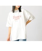 【ルージュヴィフラクレ/Rouge vif la cle】の【REMI RELIEF / レミレリーフ】ロゴTシャツ / SP加工14/天竺 人気、トレンドファッション・服の通販 founy(ファニー) ファッション Fashion レディースファッション Fashion for Women トップス・カットソー Cut & Sew Tops シャツ・ブラウス・オフィスカジュアル Elegant Blouses & Button-Ups ロングTシャツ・Tシャツ Longline T-Shirts & Tees ヴィンテージ Vintage Style スウェット / スエット Sweatshirt, Sweatwear スペシャル Special, Limited Edition ダメージ Distressed, Destroyed デニム Denim, Jeans Material フェミニン Feminine, Girly プリント Print, Printed Pattern ランダム Random, Irregular 日本製 Made In Japan 2025年 2025 2025春夏・S/S Spring/Summer 2025 SS25 thumbnail オフホワイト|ID: prp329100004777647 ipo3291000000034642240