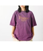 【ルージュヴィフラクレ/Rouge vif la cle】の【REMI RELIEF / レミレリーフ】ロゴTシャツ / SP加工14/天竺 人気、トレンドファッション・服の通販 founy(ファニー) ファッション Fashion レディースファッション Fashion for Women トップス・カットソー Cut & Sew Tops シャツ・ブラウス・オフィスカジュアル Elegant Blouses & Button-Ups ロングTシャツ・Tシャツ Longline T-Shirts & Tees ヴィンテージ Vintage Style スウェット / スエット Sweatshirt, Sweatwear スペシャル Special, Limited Edition ダメージ Distressed, Destroyed デニム Denim, Jeans Material フェミニン Feminine, Girly プリント Print, Printed Pattern ランダム Random, Irregular 日本製 Made In Japan 2025年 2025 2025春夏・S/S Spring/Summer 2025 SS25 thumbnail エンジ|ID: prp329100004777647 ipo3291000000034642242
