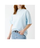 【ルージュヴィフラクレ/Rouge vif la cle】の【REMI RELIEF / レミレリーフ】ロゴTシャツ / SP加工14/天竺 人気、トレンドファッション・服の通販 founy(ファニー) ファッション Fashion レディースファッション Fashion for Women トップス・カットソー Cut & Sew Tops シャツ・ブラウス・オフィスカジュアル Elegant Blouses & Button-Ups ロングTシャツ・Tシャツ Longline T-Shirts & Tees ヴィンテージ Vintage Style スウェット / スエット Sweatshirt, Sweatwear スペシャル Special, Limited Edition ダメージ Distressed, Destroyed デニム Denim, Jeans Material フェミニン Feminine, Girly プリント Print, Printed Pattern ランダム Random, Irregular 日本製 Made In Japan 2025年 2025 2025春夏・S/S Spring/Summer 2025 SS25 thumbnail サックスブルー|ID: prp329100004777647 ipo3291000000034642243