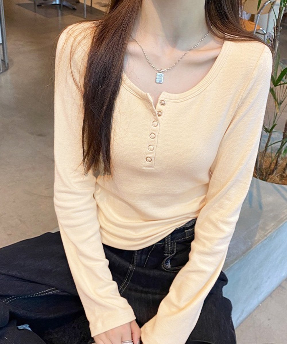 【ミニミニストア/miniministore】のカップ付きリブニットトップス暖かインナー インテリア・キッズ・メンズ・レディースファッション・服の通販 founy(ファニー) ファッション Fashion レディースファッション Fashion for Women トップス・カットソー Cut & Sew Tops ニット Knit Tops & Sweaters インナー Innerwear オレンジ Orange カットソー Cut and Sewn Top シンプル Simple, Minimal デニム Denim, Jeans Material 長袖 Long Sleeve, Full Sleeve フィット Fit, Slim Fit フロント Front, Front Design ワイド Wide, Wide Fit ワイヤー Wire, Wired Bra 冬 Winter / This Winter A/W・秋冬 Autumn/Winter ベージュ|ID: prp329100004777665 ipo3291000000034642415