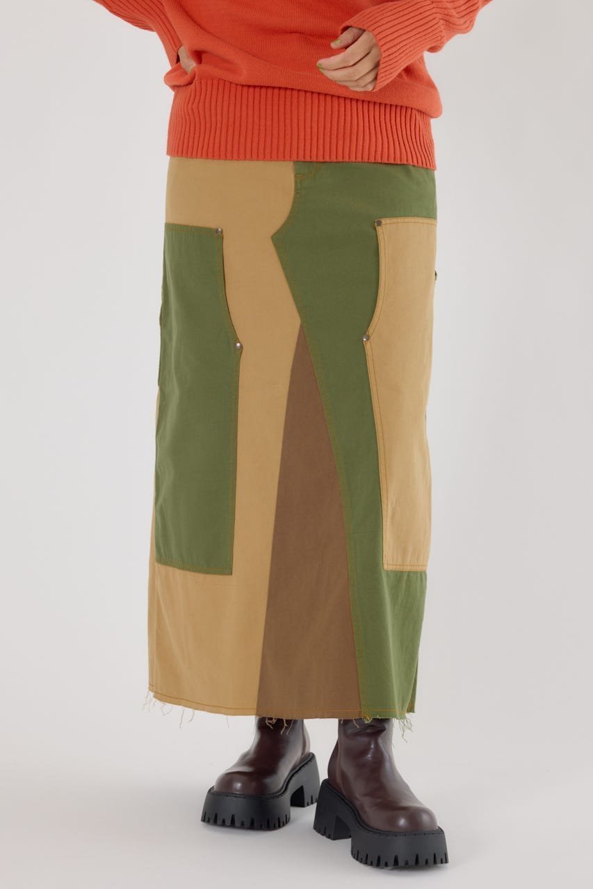 【ロデオクラウンズワイドボウル/RODEO CROWNS WIDE BOWL】のアクティブスカート インテリア・キッズ・メンズ・レディースファッション・服の通販 founy(ファニー) 　ファッション　Fashion　レディースファッション　Fashion for Women　スカート　Skirts　おすすめ　Recommended / Our Picks　ジャケット　Jacket, Outerwear　セットアップ　Set-Up, Coordinated Outfit　ポケット　Pocket, Pocket Detail　マキシ　Maxi, Full Length　ワーク　Workwear, Utility Style　柄BEG5|ID: prp329100004777667 ipo3291000000034642444