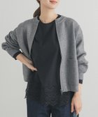 【アーバンリサーチ ドアーズ/URBAN RESEARCH DOORS】の裾レースカットソー ブラック|ID: prp329100004777697 ipo3291000000034780761