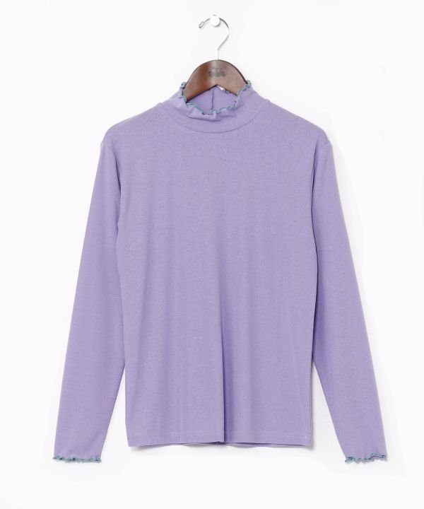 【アミナコレクション/Amina Collection】の【カヤ】彩りとっくりインナートップス インテリア・キッズ・メンズ・レディースファッション・服の通販 founy(ファニー) 　ファッション　Fashion　レディースファッション　Fashion for Women　トップス・カットソー　Cut & Sew Tops　パープル|ID: prp329100004777698 ipo3291000000035101125