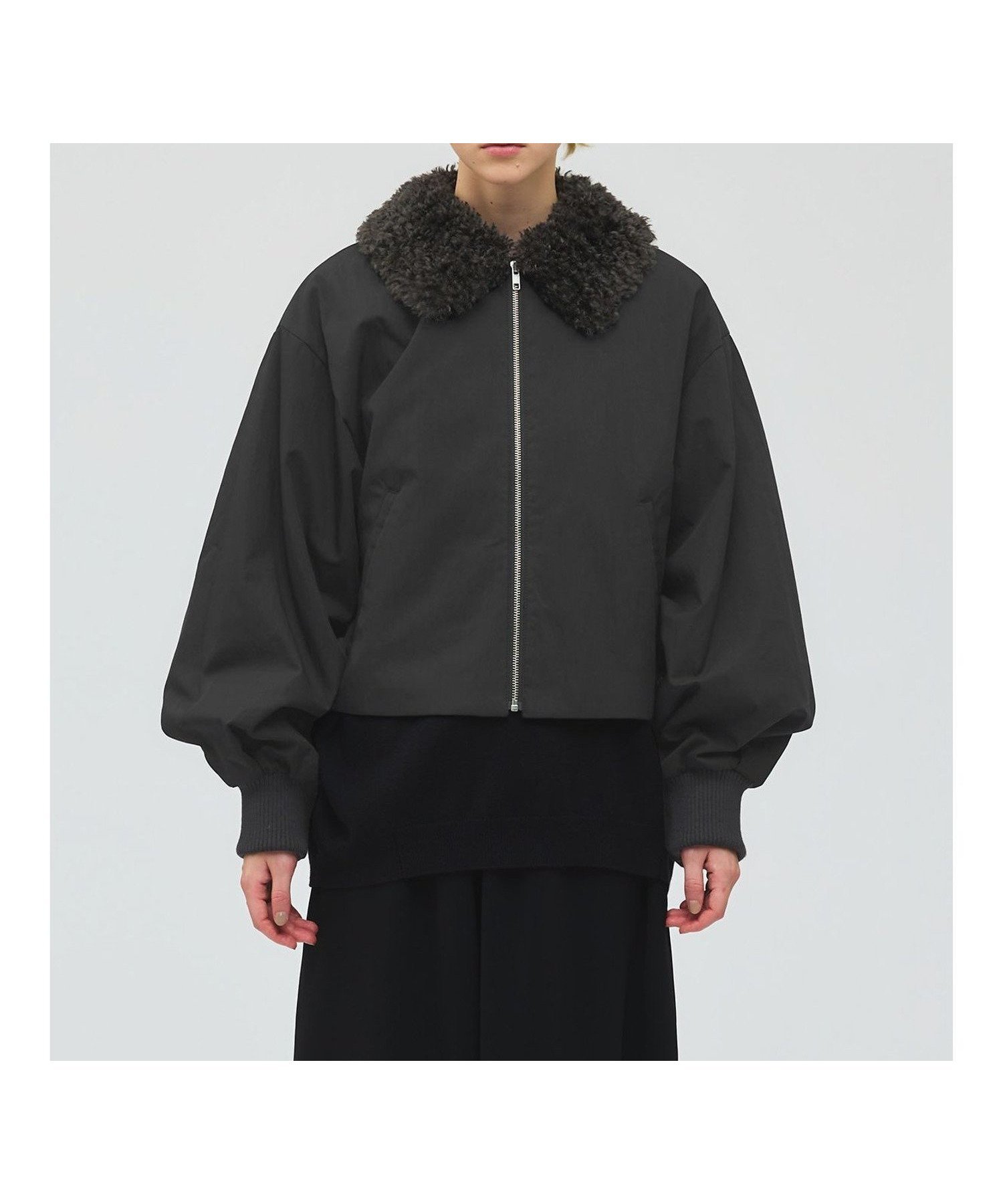 【マーコート/MARcourt】のmizuiro ind ボアカラーショートジャケット 人気、トレンドファッション・服の通販 founy(ファニー) 　ファッション　Fashion　レディースファッション　Fashion for Women　アウター　Coat / Outerwear Collection　レディースジャケット・軽アウター　Jackets　ショート　Short, Short Length　トレーナー　Sweatshirt, Trainer　バランス　Balance, Style Balance　ボトム　Bottoms, Lower Wear　ポケット　Pocket, Pocket Detail　マフラー　Scarf, Muffler　無地　Plain, Solid Color　長袖　Long Sleeve, Full Sleeve　 other-1|ID: prp329100004777724 ipo3291000000034934713