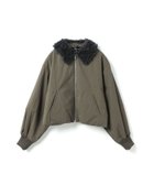 【マーコート/MARcourt】のmizuiro ind ボアカラーショートジャケット 人気、トレンドファッション・服の通販 founy(ファニー) ファッション Fashion レディースファッション Fashion for Women アウター Coat / Outerwear Collection レディースジャケット・軽アウター Jackets ショート Short, Short Length トレーナー Sweatshirt, Trainer バランス Balance, Style Balance ボトム Bottoms, Lower Wear ポケット Pocket, Pocket Detail マフラー Scarf, Muffler 無地 Plain, Solid Color 長袖 Long Sleeve, Full Sleeve thumbnail カーキグレー|ID: prp329100004777724 ipo3291000000034934717
