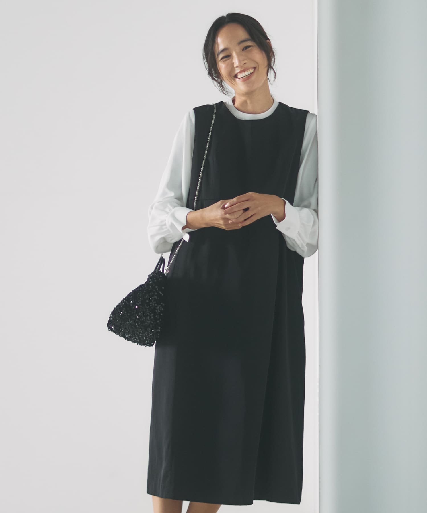 【アーバンリサーチ ドアーズ/URBAN RESEARCH DOORS】のナロードレスワンピース インテリア・キッズ・メンズ・レディースファッション・服の通販 founy(ファニー) 　ファッション　Fashion　レディースファッション　Fashion for Women　ワンピース　Dresses　フォーマル・パーティードレス・結婚式用ドレス　Elegant & Casual Dresses　2024年　2024　2024春夏・S/S　Spring/Summer 2024 SS24　カットソー　Cut and Sewn Top　コンシャス　Conscious, Bodycon　コンパクト　Compact, Small Size　ストレート　Straight, Straight Cut　エレガント 上品　Elegant　夏　Summer　S/S・春夏　SS, Spring/Summer, Warm Season　BLACK|ID: prp329100004777740 ipo3291000000034643705