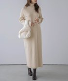 【ラジュール/Lajour】のリブニットハイネックワンピース 人気、トレンドファッション・服の通販 founy(ファニー) ファッション Fashion レディースファッション Fashion for Women ワンピース Dresses ショルダー Shoulder, Shoulder Strap フィット Fit, Slim Fit リブニット Rib Knit, Ribbed Knit thumbnail アイボリー|ID: prp329100004777753 ipo3291000000034643936
