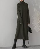 【ラジュール/Lajour】のリブニットハイネックワンピース 人気、トレンドファッション・服の通販 founy(ファニー) ファッション Fashion レディースファッション Fashion for Women ワンピース Dresses ショルダー Shoulder, Shoulder Strap フィット Fit, Slim Fit リブニット Rib Knit, Ribbed Knit thumbnail チャコールグレー|ID: prp329100004777753 ipo3291000000034643942