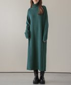 【ラジュール/Lajour】のリブニットハイネックワンピース 人気、トレンドファッション・服の通販 founy(ファニー) ファッション Fashion レディースファッション Fashion for Women ワンピース Dresses ショルダー Shoulder, Shoulder Strap フィット Fit, Slim Fit リブニット Rib Knit, Ribbed Knit thumbnail ブルーグリーン|ID: prp329100004777753 ipo3291000000034643944