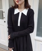 【コーナーズ/CORNERS】のポロネックドッキングワンピース 人気、トレンドファッション・服の通販 founy(ファニー) ファッション Fashion レディースファッション Fashion for Women ワンピース Dresses アクセサリー Fashion Accessories シンプル Simple, Minimal スニーカー Sneakers, Trainers フィット Fit, Slim Fit リラックス Relax, Relaxed Fit thumbnail ブラック×ホワイト|ID: prp329100004777762 ipo3291000000035039172