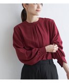 【イッカ/ikka】の【雑誌InRed10月号掲載】前後2WAYバンドカラーシャツ ボルドー|ID: prp329100004777764 ipo3291000000034644250